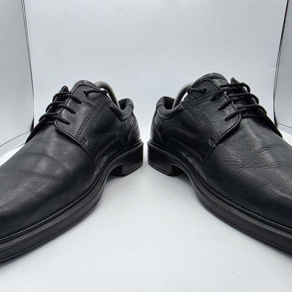 ECCO Helsinki Mens Size 9.5 Black Plain Toe Dress Shoes Oxford Work Wear Casual main image 13